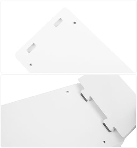 Bureau Organizerrek - Desktop Standaard - Kantoor Organiseren - Ruimte Besparend Ontwerp - 52 cm Lengte - Wit