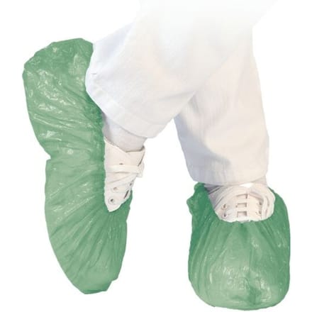 Overschoenen Schoenovertrek sterke kwaliteit - groen - 100 stuks