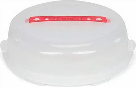 patisse-taartdoos-36-x-15-cm-transaparant-rood