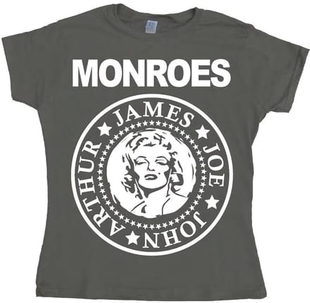 Marilyn Monroe Dames-T-shirt in girly-stijl SH-5-15139-H10-5