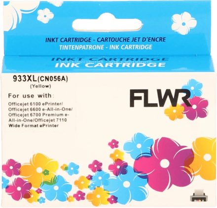 FLWR - Cartridges / HP 933XL / geel / Geschikt voor HP