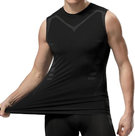 Heren Compressie Vest voor Tummy Control en Slank Silhouet