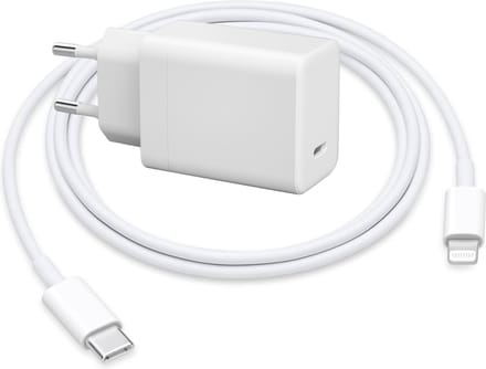 Usb adapter 65w geschikt voor iPhone 14 / iPhone 13 / iPhone 12 / iPhone 11 / iPhone X - 3 meter - Snellader