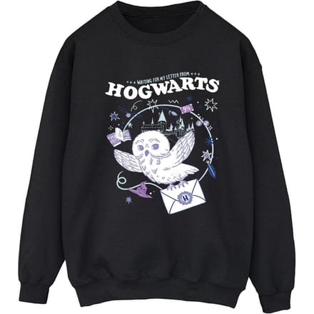 Harry Potter Dames/Dames Uil Brief Van Zweinstein Sweatshirt (Zwart)