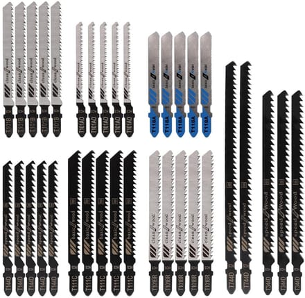 Dailygoods - Set van 35 Decoupeerzaag Bladen - Geschikt voor Hout en Metaal