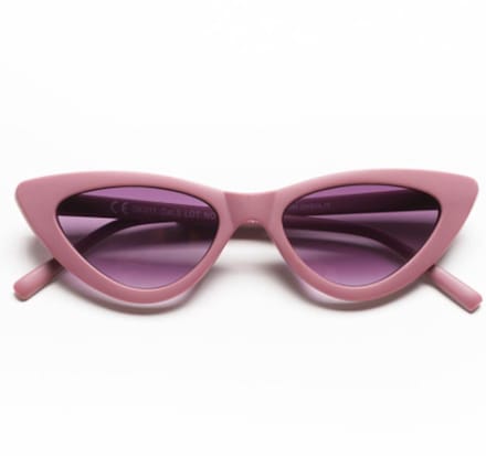 Piu Forty OKKIA Preassembled sunglasses with soft touch spectacle frames cat shapes – col. Red Pear