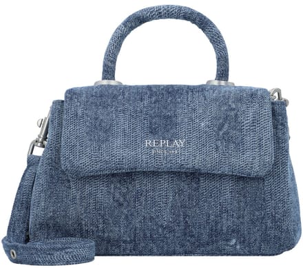 REPLAY Handtas Schoudertas Hand Bag Washed Denim Blauw