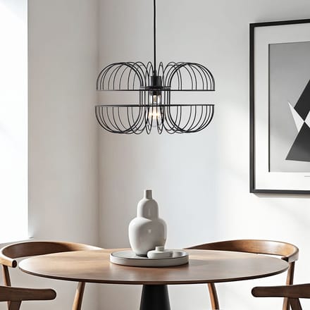 LumenXL Industriële hanglamp - zwart metaal - Hilo