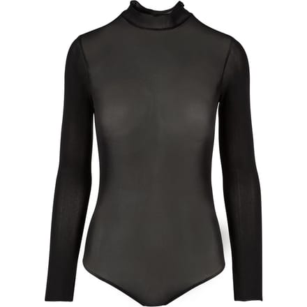 Urban Classics - Mesh Turtleneck Bodysuit - M - Zwart