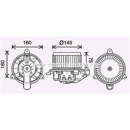 Interieurventilator AVA COOLING FD8626