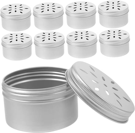 Hondengeur Trainingsdozen - Neustraining Speelgoed - Geurspelletjes Trainen - Geperforeerd Deksel - 68 x 68 x 42 cm - Zilver