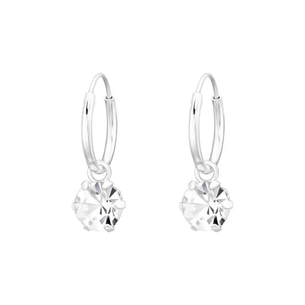 Montebello Oorbellen Cady - 925 Zilver E-Coating - ∅6mm - ∅12mm