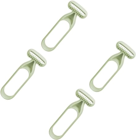 Dames Ontharingsset - Reis Scheermesjes - Gladde Huid - Niet-gladde Handgreep - 12cm Lang - Groen