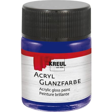 KREUL Acrylglansverf, 50 ml - Donkerblauw