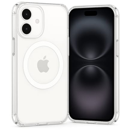 SnapSkin Hoesje geschikt voor iPhone 16 - Geschikt voor MagSafe Case - Transparant