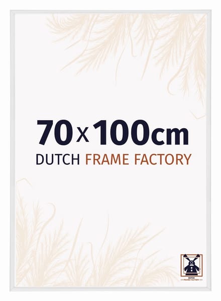Fotolijst 70x100 cm - Kunststof - Wit Hoogglans - Angers
