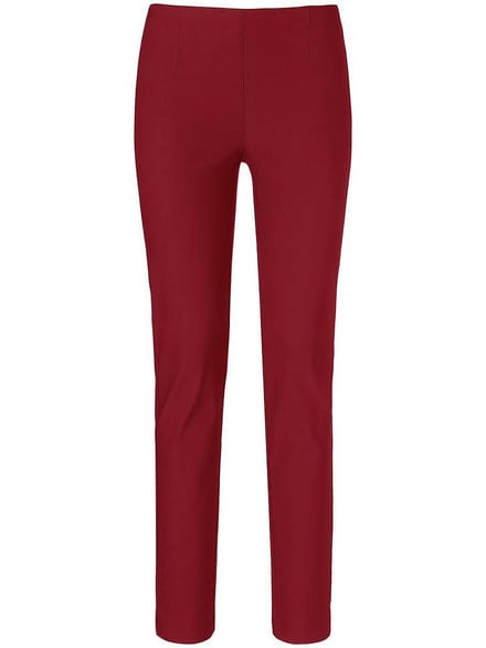 Enkellange comfortbroek pasvorm Sylvia Van Peter Hahn rood