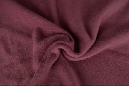 Fleece stof - Donker oud roze - 1 meter - Per meter - Anti pilling fleece