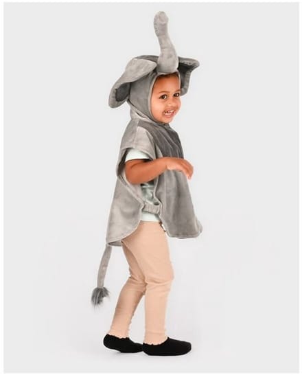 Den Goda Fen Verkleedkledij Olifant Cape - 86-110cm - 1-4 jaar