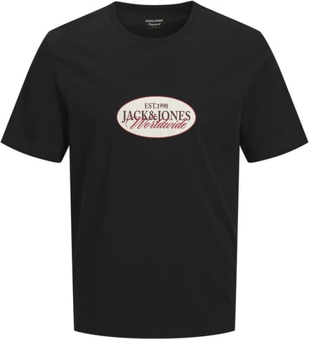 JACK&JONES PLUS - JORCATSKILLS FRONT TEE SS CN FST PLS - Heren - T-shirts