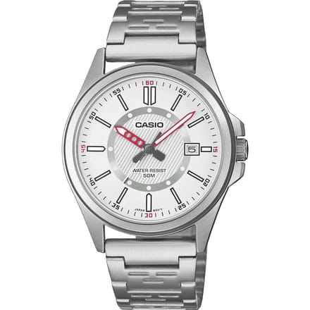 Casio Casio Collection MTP-E700D-7EVEF Horloge - Staal - Zilverkleurig - Ø 38 mm