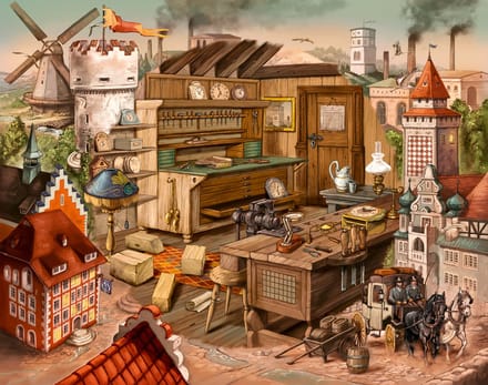 Ravensburger escape spel Escape the Circle Anno 1883 puzzelspel.