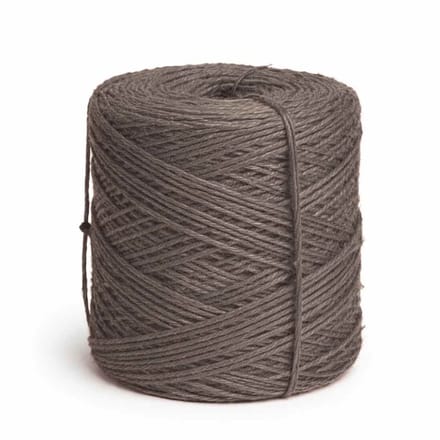 Jutetouw – Bruine natuurvezel – Chocoladebruin – 470 meter – Vlaskoord