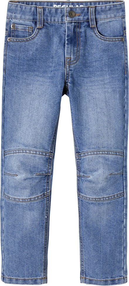 Vertbaudet Rechte jeans voor jongens MorphologiK indestructible "waterless" met heupomtrek medium