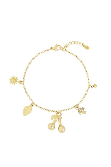 Goudlief.nl Cherry bliss armband