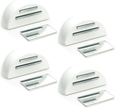 Set van 4 magnetische deurstoppers, zelfklevend en stootdempend