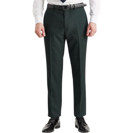 Groene heren pantalon Prince of Wales formele broek