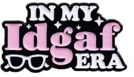 Pin Broche - enamel pin - kledingspeld - Idgaf era