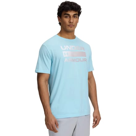 Under Armour Team Issue Wordmark T-shirt Met Korte Mouwen Blauw M / Regular Man