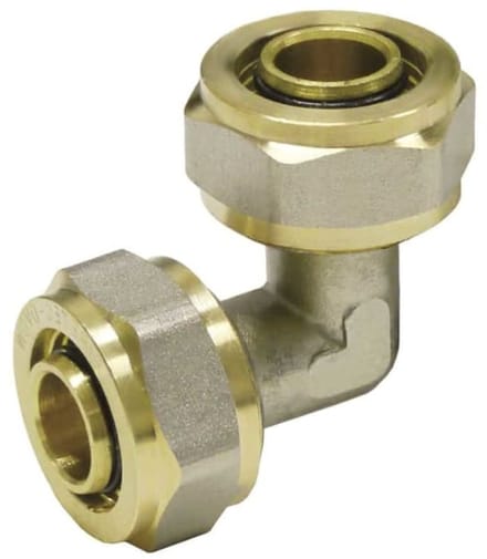 Schroefkoppeling 90°, Hoekstuk Verwarming 32mm