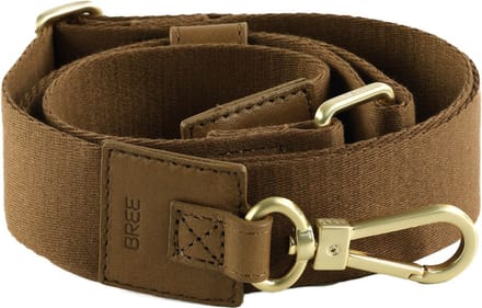 BREE Schouderriem Accessoires voor tassen Juna SLG Webbing Change It Brown Sugar Lichtbruin