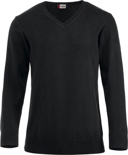Aston heren V-neck sweater zwart s