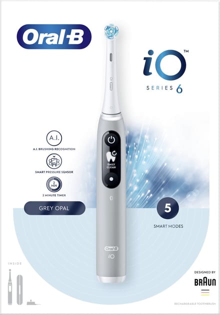 Oral-B Elektrische Tandenborstel iO 6 Opal Grey