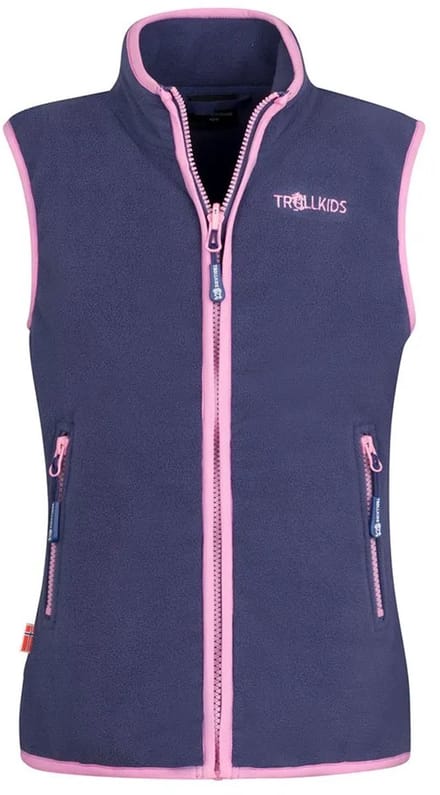 Trollkids Arendal Vest Blauw,Roze 152 cm Kinderen