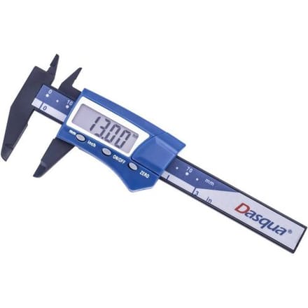 Dasqua 2035-0004, DIN EN 862 Digitale glasvezelschuifmaat 150 mm 1 stuk(s)