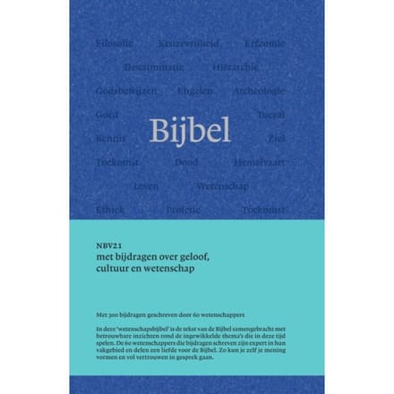 Nbv21 Wetenschapsbijbel - Nbv21