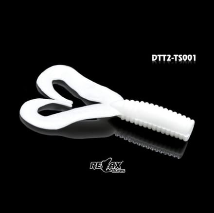 Relax Lures Twister DTT White (4.5cm)