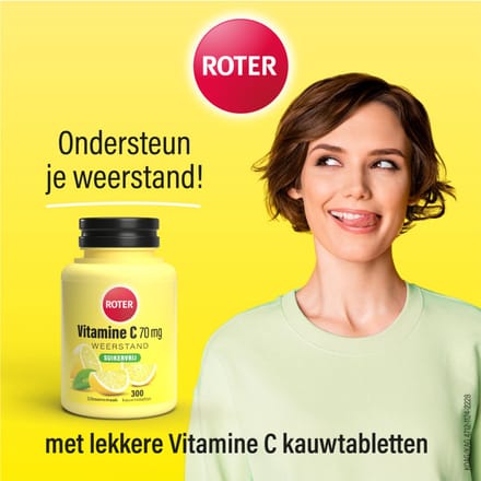 Roter Vitamine C 70mg Suikervrij - 3 x 300 tabletten - Voordeelverpakking