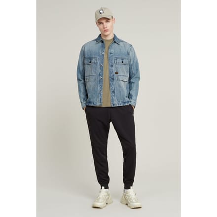 G-Star Mosa Overshirt Vintage Mine Dust Size: L | Denim Jackets Outlet | Heren |