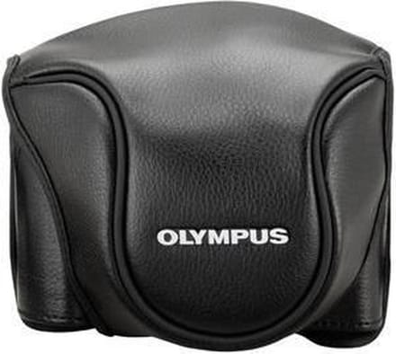 Olympus CSCH-118 - lederen tas voor Stylus 1 - Zwart
