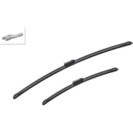 Wisserblad BOSCH Aerotwin 3 397 014 027, 700/450mm, Voor, 2 Stuk