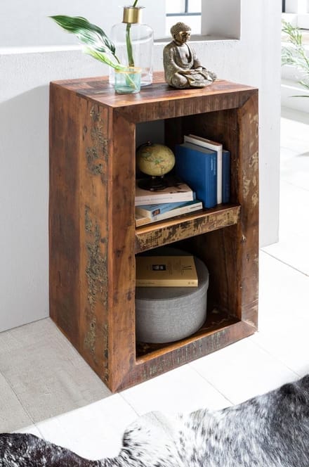 Gate39 - Delhi 45 x 35 Sidetable Hoog - Bruin