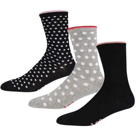 LEE Jess sokken - BLACK SPOT/GREY MARL SPOT/BLACK - 37-40