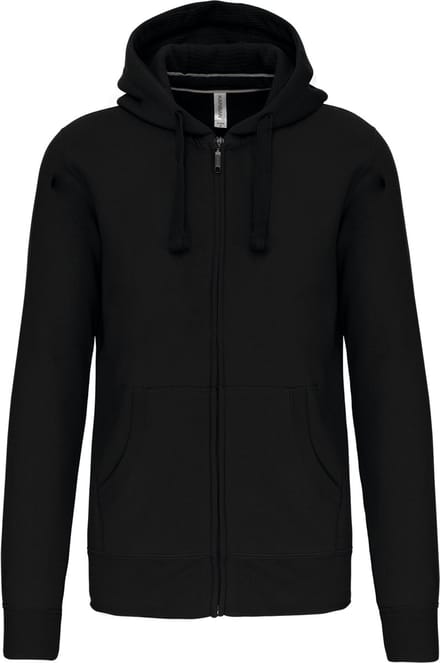 Kariban Hooded Sweater Met Rits K454 - Black - S