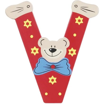 Houten letter v kind Playshoes