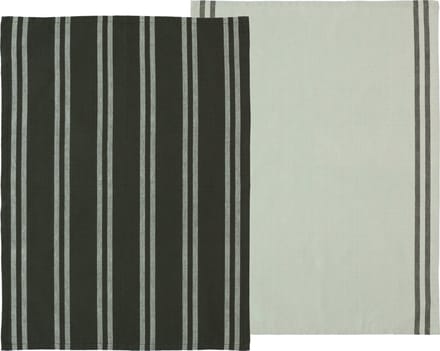 Södahl Soft Theedoek 50 x 70 cm 2 stuks Forest green
